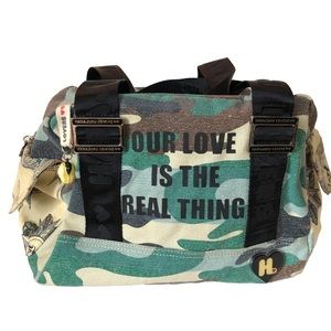 Harajuku Lovers Small Camo duffle bag